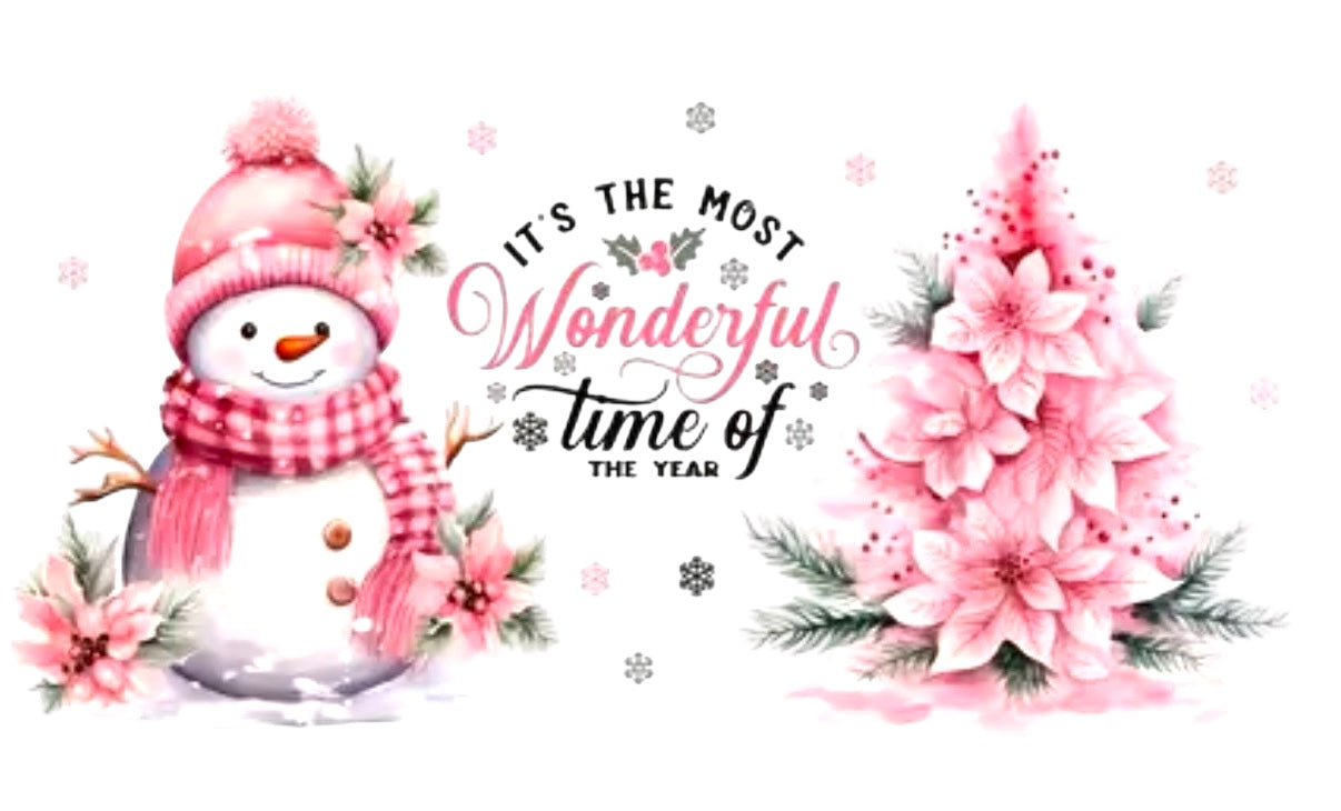 Christmas 16oz Glass Cup with Bamboo Lid & Glass Straw Reusable Portable Drinkware Cute Design UVDTF Transfer Water Bottles Mug Bamboo Drinkware Bottle Water Bottles Mug Tumbler Portable Reusable Bottled Lid