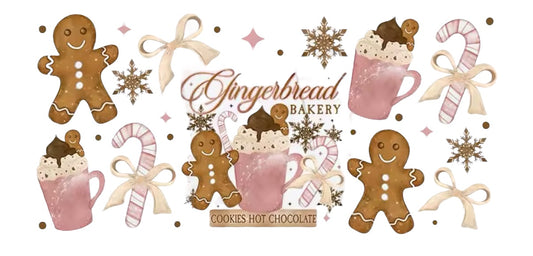 Christmas 16oz Glass Cup with Bamboo Lid & Glass Straw Reusable Portable Drinkware Cute Design UVDTF Transfer Water Bottles Mug Bamboo Drinkware Bottle Water Bottles Mug Tumbler Portable Reusable Bottled Lid