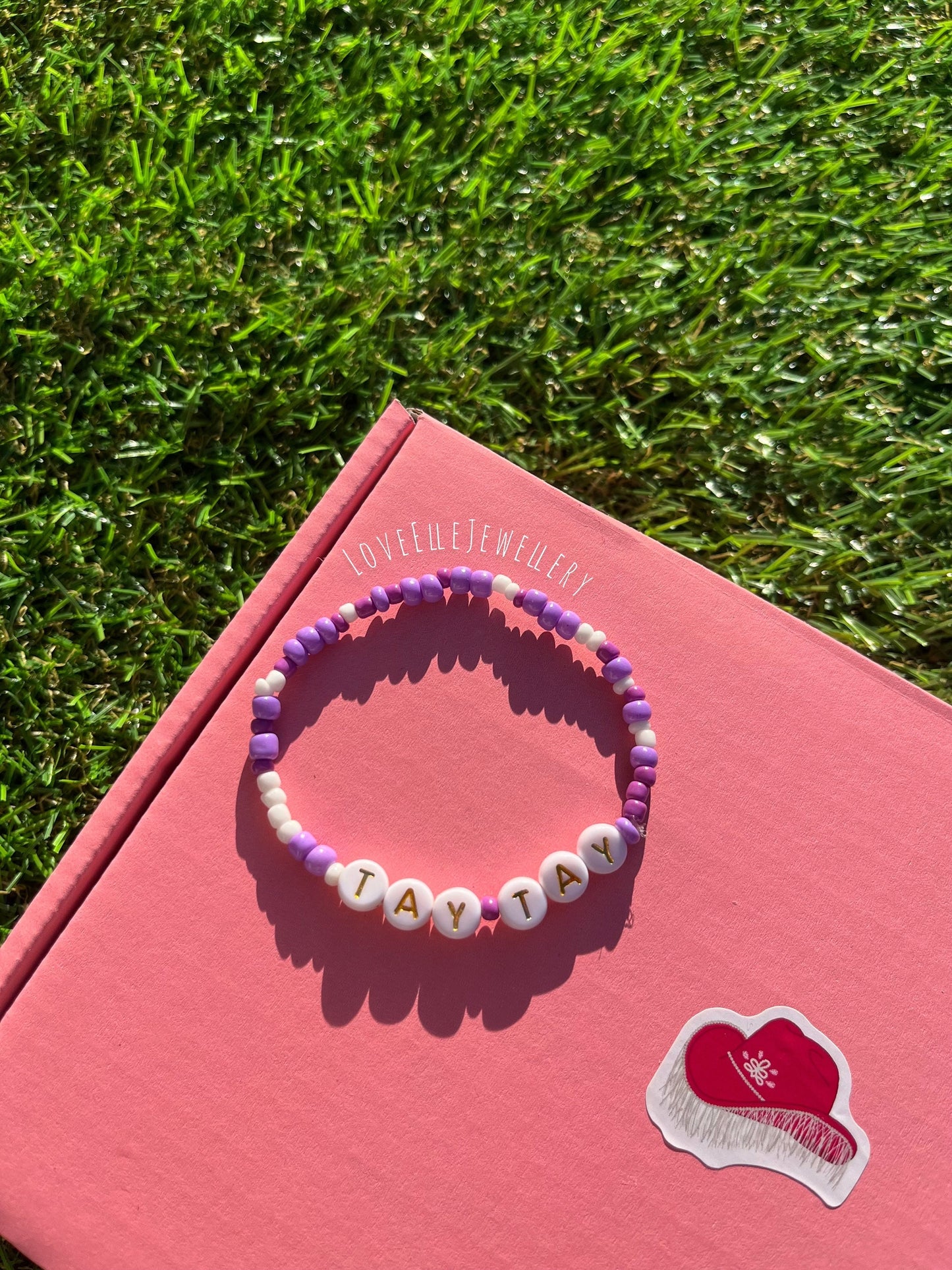 Taylor swift ‘TAY•TAY’ seed bead bracelet!