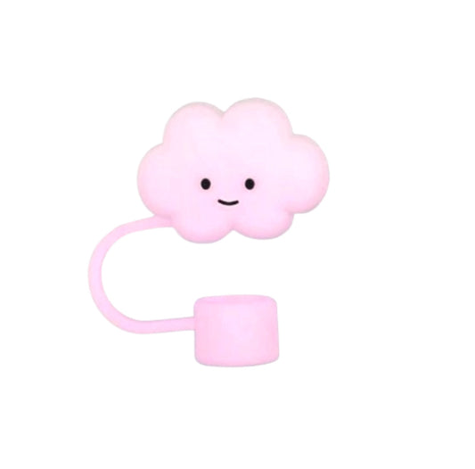 Pink Cloud Straw Topper