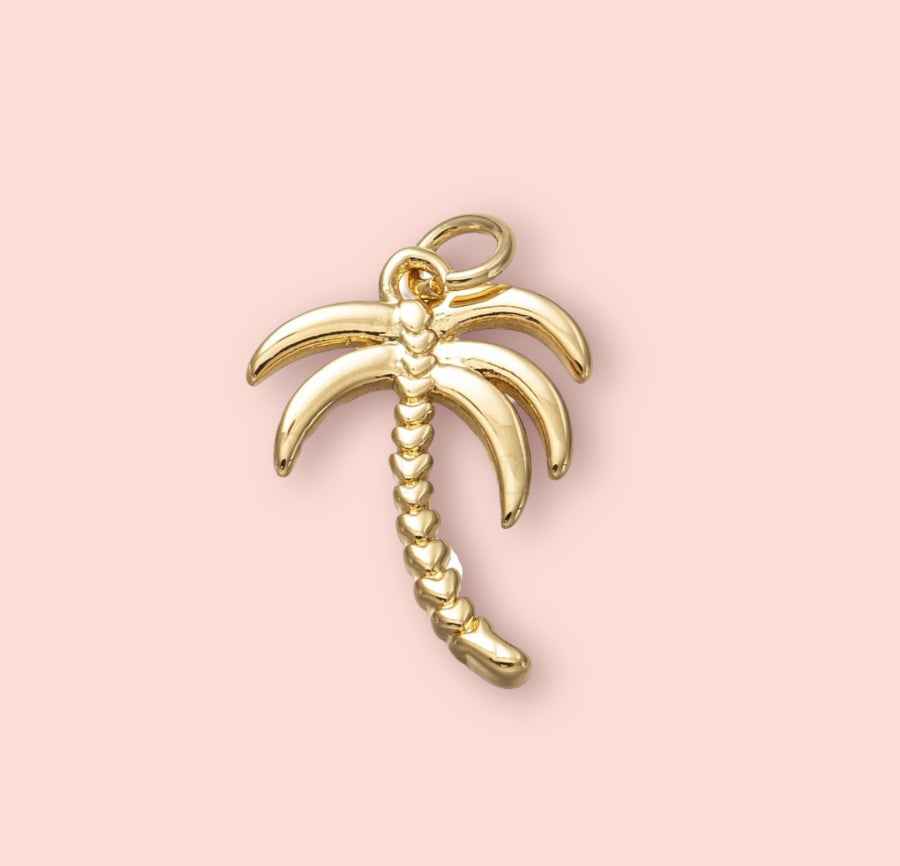 Freshwater Pearl 18K Gold Plated Costal Charm Necklace