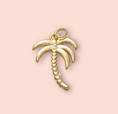 Freshwater Pearl 18K Gold Plated Costal Charm Necklace