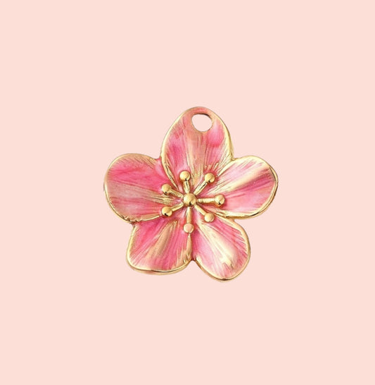 Pink Hibiscus Charm