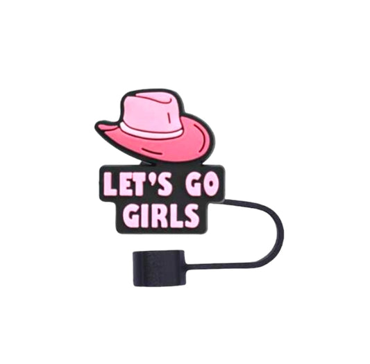 Let’s Go Girls Hat (plain) Straw Topper