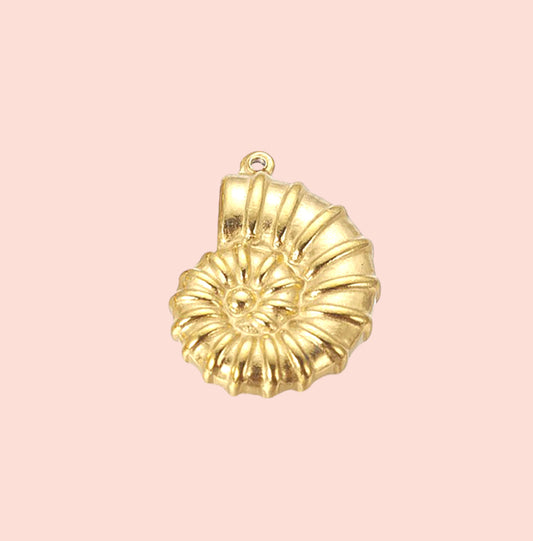 Ammonite Shell Charm