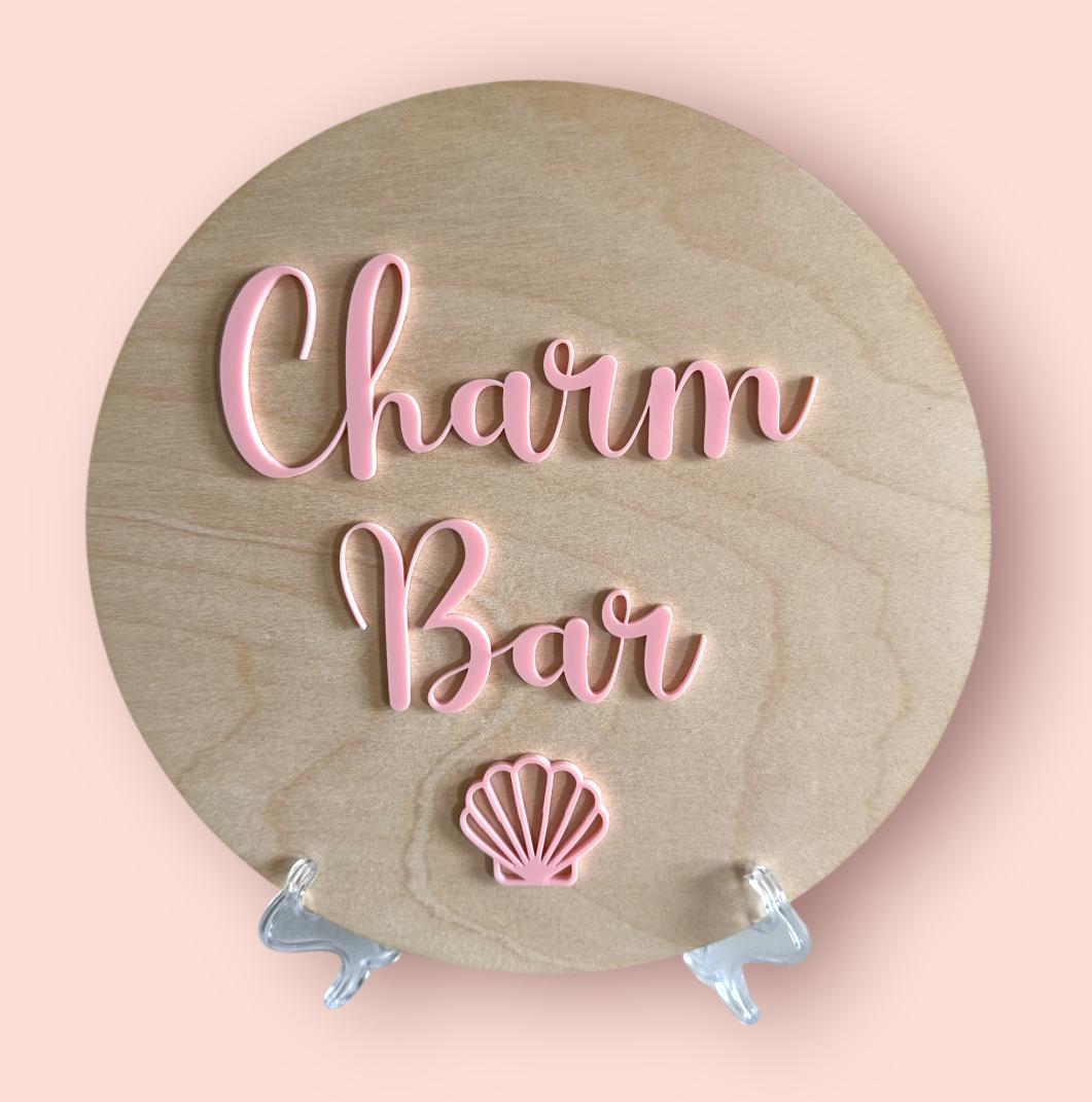 18K Gold Plated Costal Beach Charm Paperclip Necklace