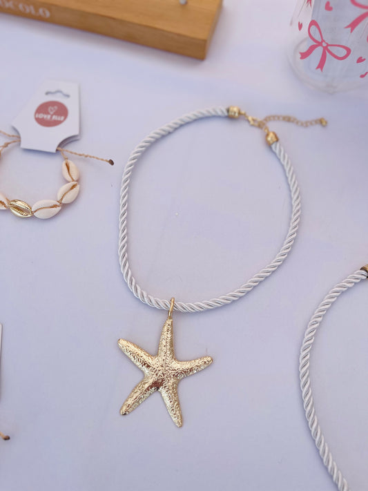 Pop-up starfish necklace