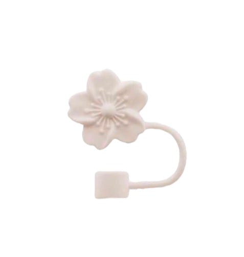 White Hibiscus Straw Topper