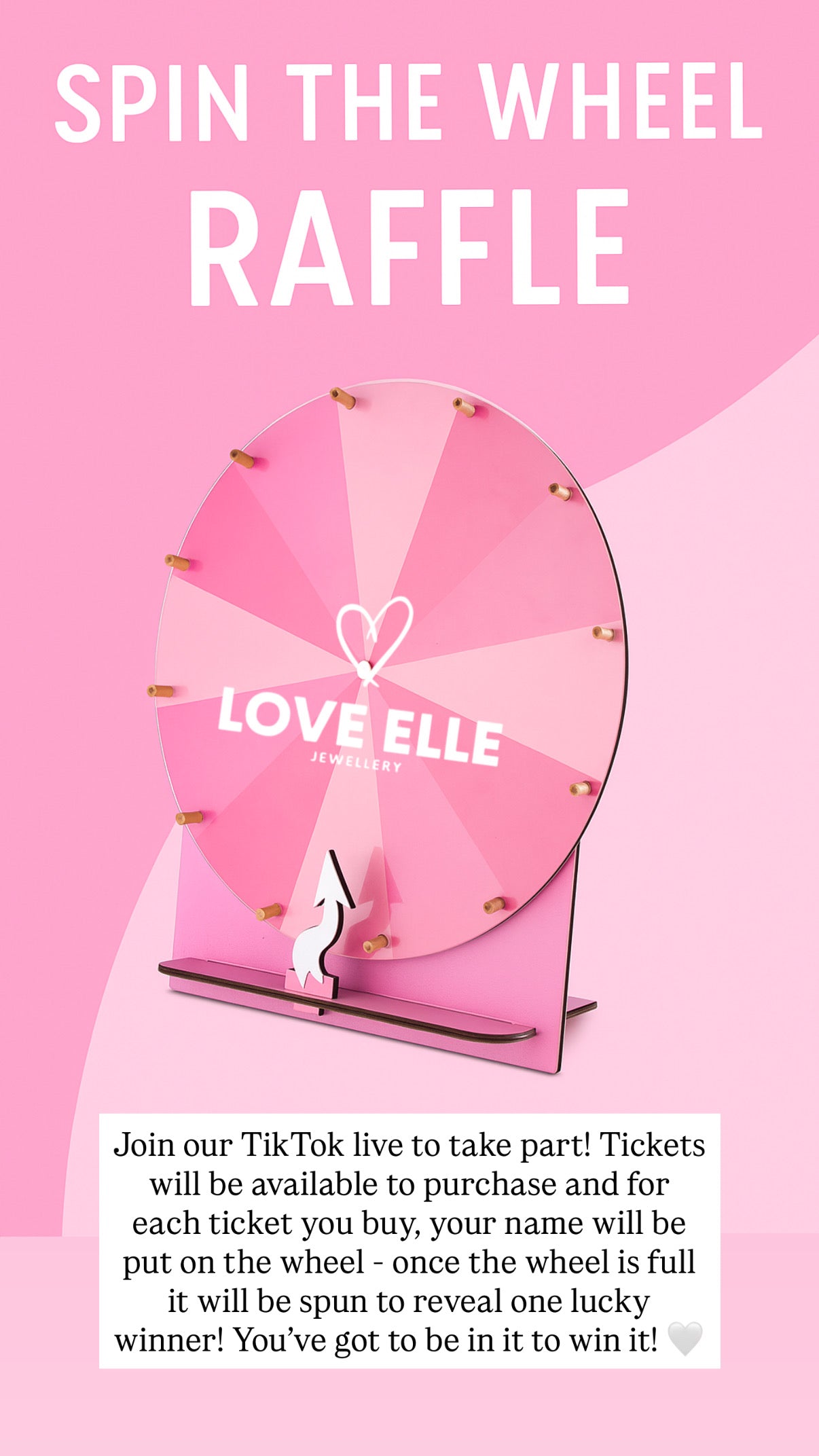 Spin the wheel game! Raffle